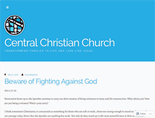 Tablet Screenshot of centralchristianblog.com